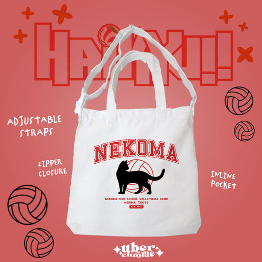 Nekoma Volleyball Club | Cross Body & Shoulder Tote Bag